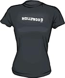 Hollywood Sign logo Women's Tee Shirt in 6 Colors Small thru XXL