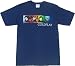 Apparel : Coldplay T-Shirt - Coldplay Trick Color Strip Navy Tee