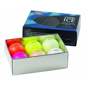 Cool Ice Golf Balls - 6 Pack - Mixed