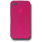 NuTouch Rubberized Hot Pink Snap On Crystal Hard Case for iPhone 4/4S