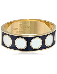 kate spade new york "Idiom Bangles" Make The Rounds Hinged Bangle Bracelet, 2.12"