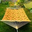 Double Quilted Reversible Hammock Dark Melon Kiwi