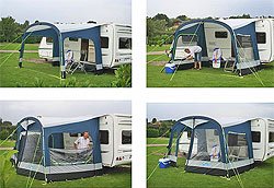 Kampa Fiesta 350 Awning 2011 | Lagoon Blue
