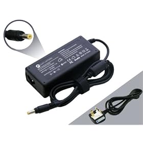 Just Laptops HP Pavilion dv2630ea (18.5v 3.5a 65W Yellow-End) Compatible Laptop Power Supply Charger Adapter with Power Cord and 1-Yr Warranty