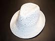 Glitter Fedora Hats / White / Sparkle Fedora / Michael Jackson Look-A-Like Hat