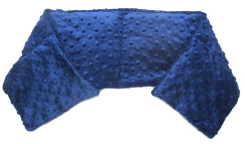 Flaxseed Pillow - Long Neck Pillow (Midnight Blue)