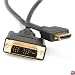 3M 3 Meter 10FT 10 Feet HDMI-M to DVI-M Cable by Eforcity