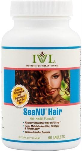 Seanu Hair Tablets, 60 Count -6 Month Supply by Institute for Vibrant Living