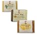 I-Wen Honey Oatmeal, Cocoa Mint & Organic Olive handmade soap set (3 soaps)