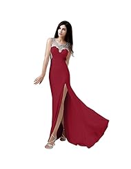 Lace Sheer Sheath Mermaid Evening Dress/Prom Dress/Party Dress 