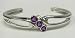 Sterling Silver Amethyst Bracelet