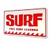 SURF Free Surf Lessons Aluminum Street Sign