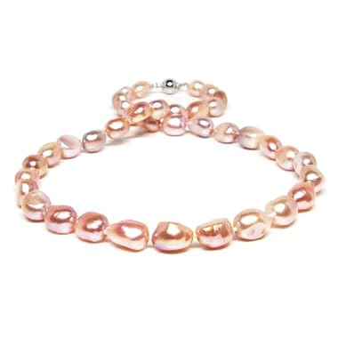 HinsonGayle Handpicked 7-12mm Pink Free-Form Baroque Pearl Necklace {VALENTINES PRE-ORDER OFFER}