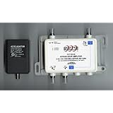2-Port Bi-Directional Cable TV HDTV Amplifier Splitter Signal Booster with Passive Return Path