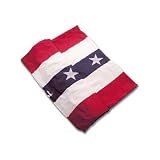 Cotton US Flag Bunting - 5 Stripe with stars 36in wide