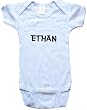 ETHAN / Hurry Up - Name-series - White Or Blue Onesie / Baby T-shirt
