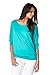 Jubilee Couture Women's Color Dolman 3/4 Sleeve Pullover Tee Shirt Top Blouse