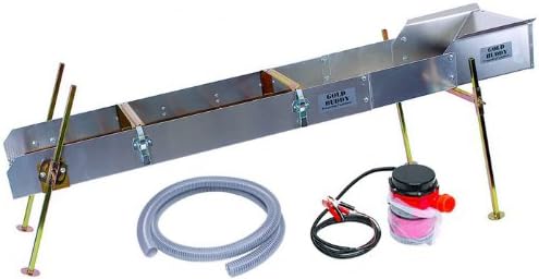 Power Sluice and 12 volt Pump - Gold Mining Equipment