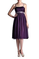 A-line Tea Length Chiffon  Dress