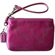 Coach Jeweltone Carriage Wristlet Wallet Case Bag for IPOD 43304 Raspberry Pink