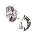 CleverSilver's CZ. And Sapphire Clip Rhodium title=