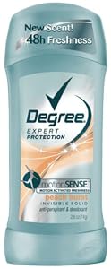 Degree Motion Sense Invisible Solid Deodorant, Peach Burst, 2.6 Ounce