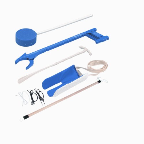 DMI Reach Assist Dressing Aid Kit with Sock Aid, Dressing Stick