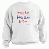 VOTING FOR BARACK OBAMA IS SEXY Adult Sweatshirt (Crewneck) Various Colors