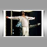MICHAEL JACKSON LIVE CONCERT 42x30 HUGE ART PRINT ON CANVAS