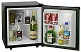 Produkt-Bild: 35 LITER TOP MINIBAR/ THERMOELEKTRISCHER K&Uuml;HLSCHRANK EVERGLADES schwarz-silber