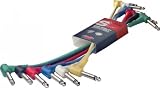 Produkt-Bild: Stagg SPC030L E 6x Mono Patchkabel Winkelklinke 30 cm