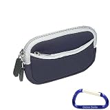 Premium Neoprene Dual Pocket Zipper Case (Black) for any Garmin GPS Units with 3.5 Inch Screens
