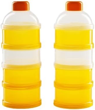 2-PACK Formula Milk Powder Dispenser for 2x4 Feeds by SmartGoods4U