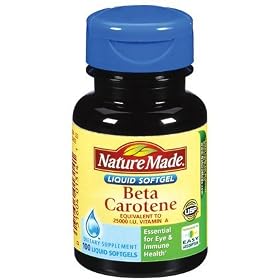 Nature Made Beta Carotene, Softgels