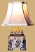 Formal Fine Quality Asian & Oriental Home Décor - 13 Small Porcelain Canton Cover Desk Lamp
