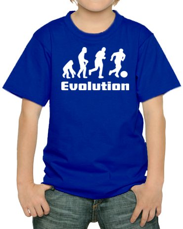 Touchlines Kinder T-Shirt Evolution Fussball, royal, 152/164, KID204 Preisvergleich