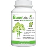 Benebiotics 18-strain Multi-probiotic Supplement with Lactobacillus Acidophilus, Bifidobacterium Infantis, Saccaharomyces Boulardii, and Prebiotic