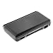Durable Hard Crystal Clear Cover Case with Black Silicone Skin for Nintendo NDS DS Lite