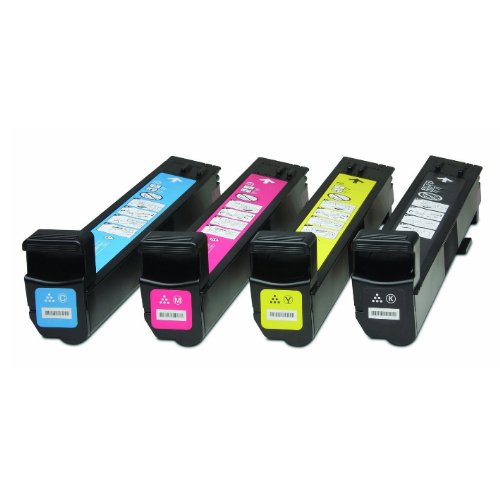 Inkonic Imaging Brand HP CB380A CB381A CB382A CB383A Compatible Remanufactured 4-Color Toner Cartridge Set for the HP Color LaserJet CP6015X CP6015DE CP6015XH CP6015DN