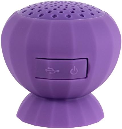 Digital Treasures 09024 Lyrix JIVE Water Resistant Bluetooth Speaker (Purple)