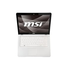 MSI X Slim X340 Laptop - Intel SU3500 1.4 GHz 320 Gb Vista Home Premium (White) ***with Protection Bag and Mouse***
