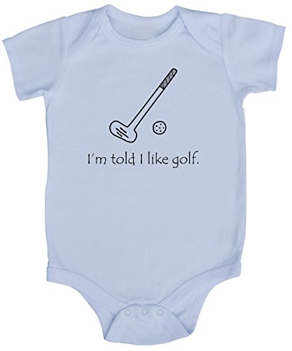 I'm Told I Like Golf Baby Bodysuit