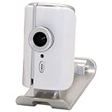 3 Megapixel White / Silver Webcam with Sleigh Stand and Microphone