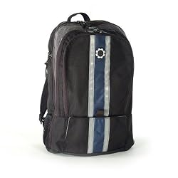 DadGear Retro Stripe Diaper Backpack in Blue