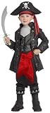 Pirates of the Seven Seas Child’s Captain Black Costume, Small Picture