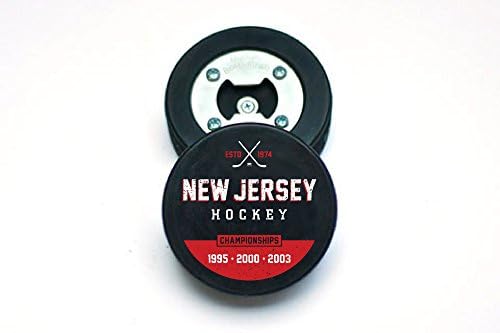 Buffalo BottleCraft The PuckOpener - Hockey Puck Bottle Opener - New Jersey Champs