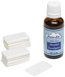 Vapor-Eze Universal Refill Kit - Menthol Eucalyptus Oil and 15 Blank Pads (Works with Vapor-Eze Item 1070 and 5000) (Pack of 2)