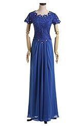 Lace Chiffon Evening Dress/Mother-of-the-Bride Dress/Party Dress 