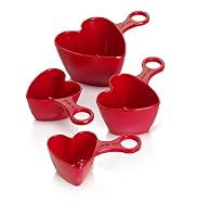 4 Heart Measuring Cups