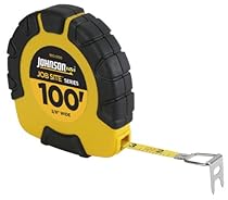 Johnson Level and Tool 1810-0100 100-Foot JobSite Closed Case Geared Steel Tape
